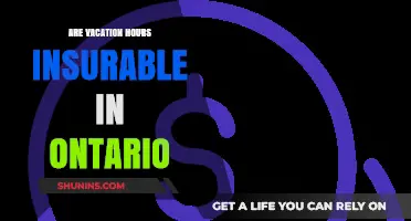 Vacation Hours: Insurable in Ontario?