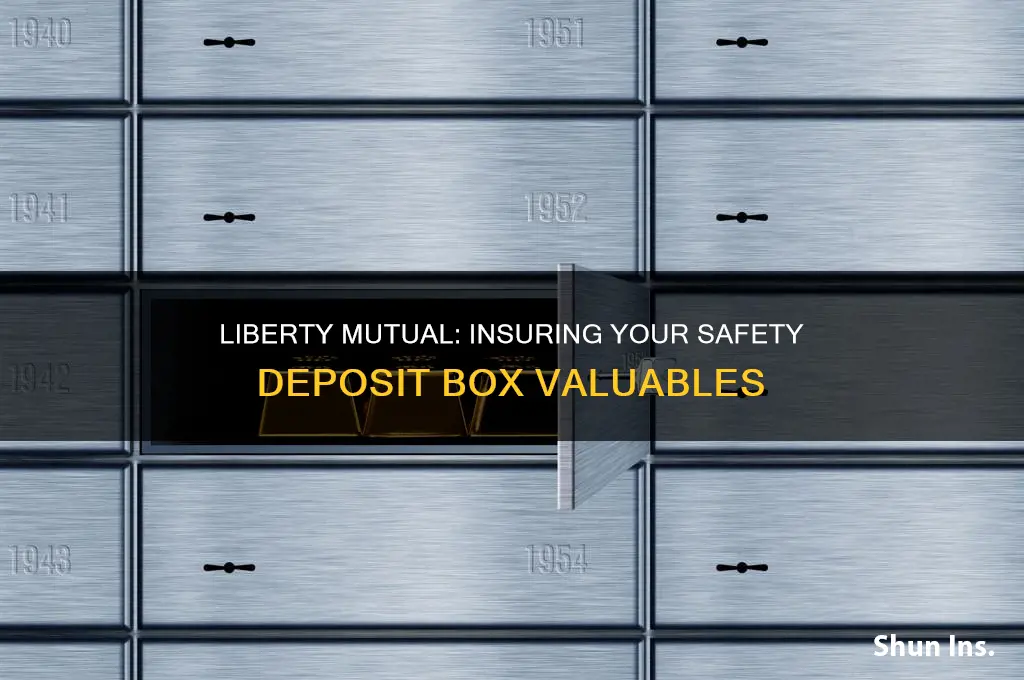 are valuables in safety deposit boxes insured by liberty mutual