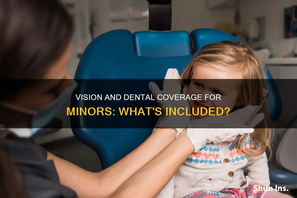 are vision and dental included for minors medical insurance