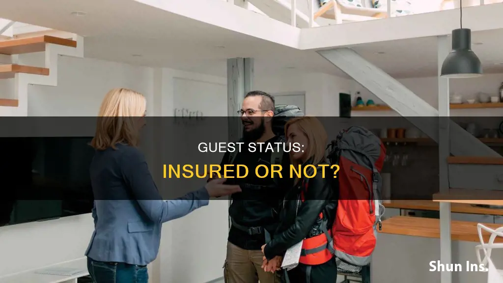 are visiting guests considered insureds