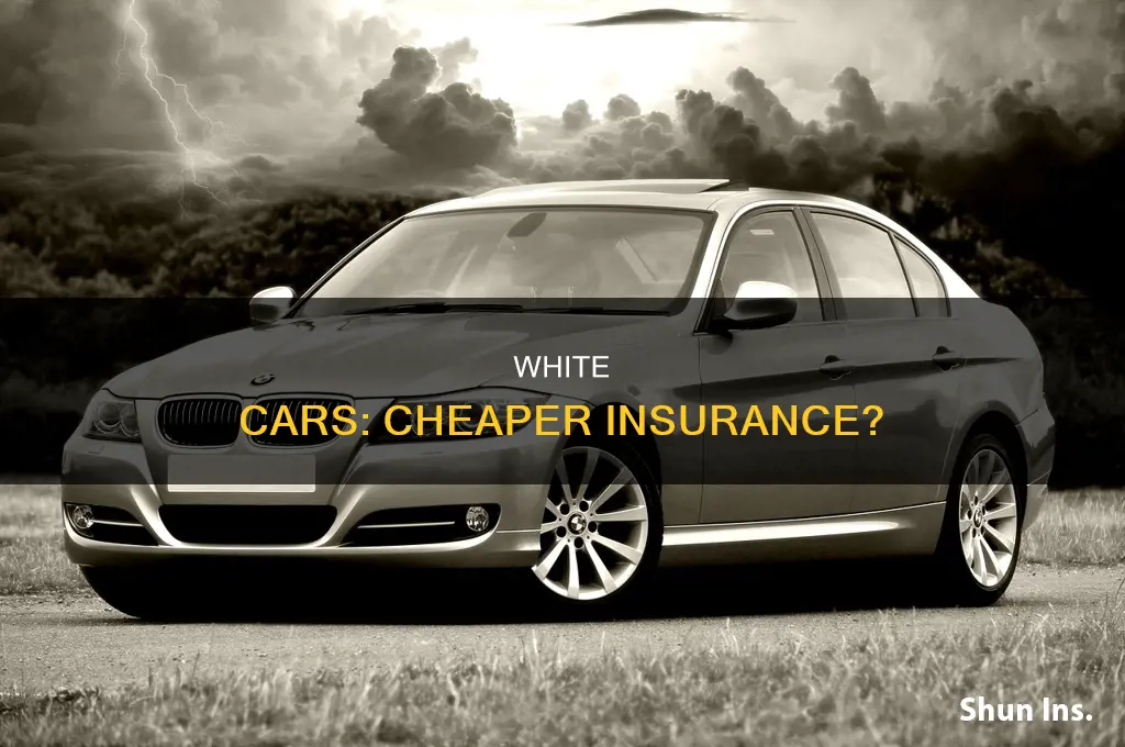 are white vehicles cheaper to insure