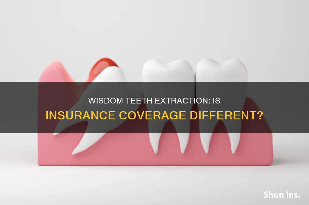 are wisdom teeth extraction the same as other teeth insurance
