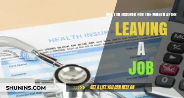 Job Loss: Insurance Coverage for the Next Month