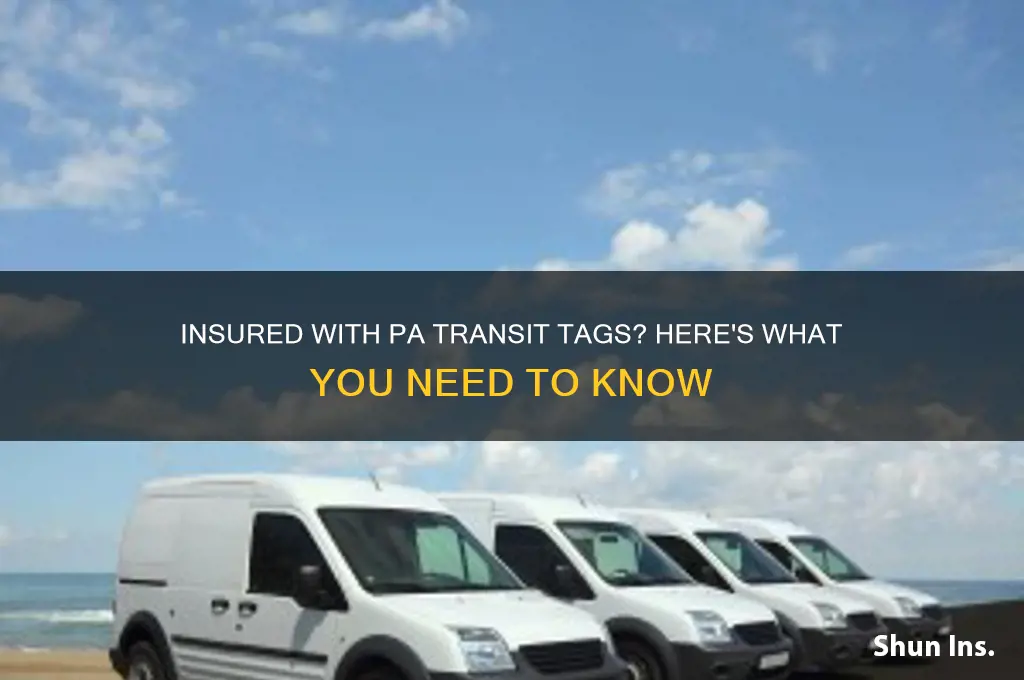 are you insured with pa transit tags