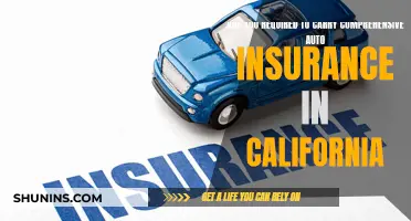 California Comprehensive Auto Insurance: Required?