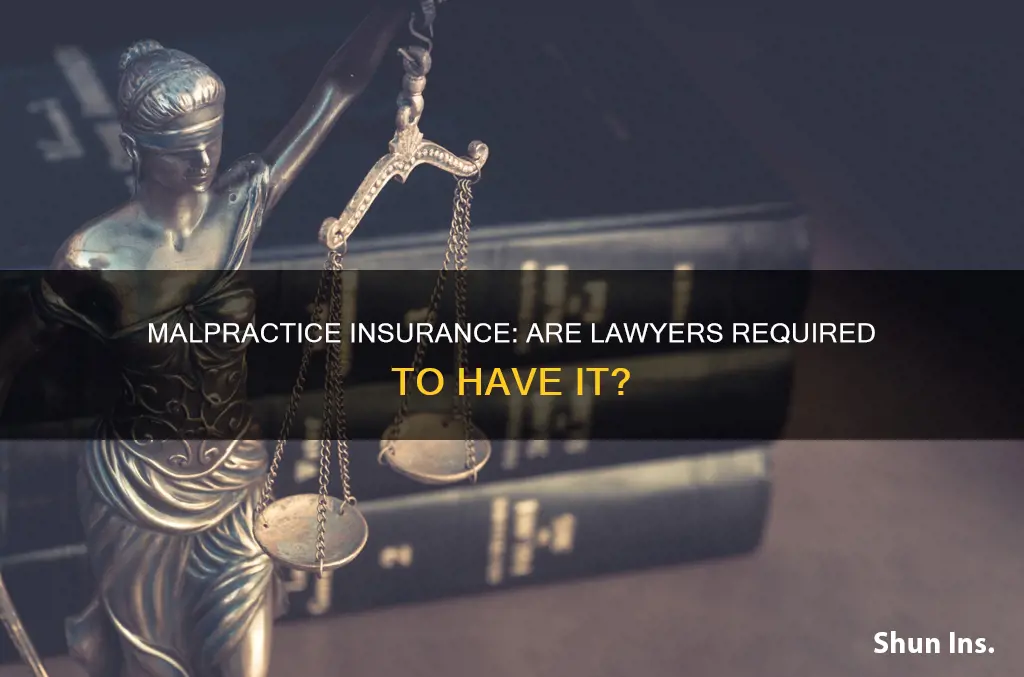 are you requred to carry malpractie insurance attorney