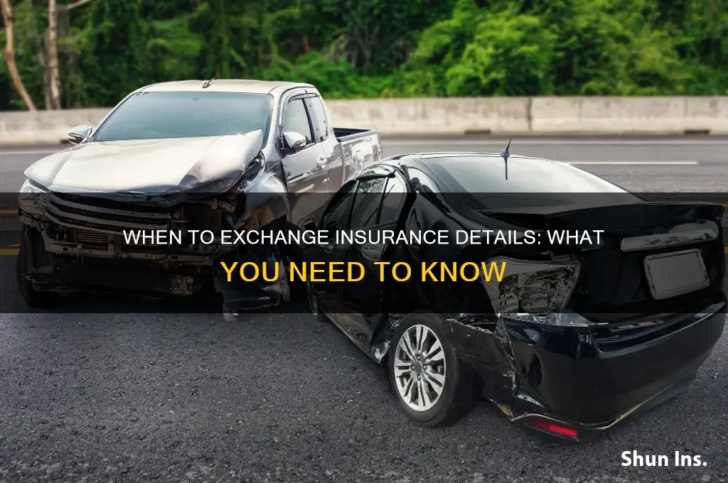 are you supposed to exchange insurance