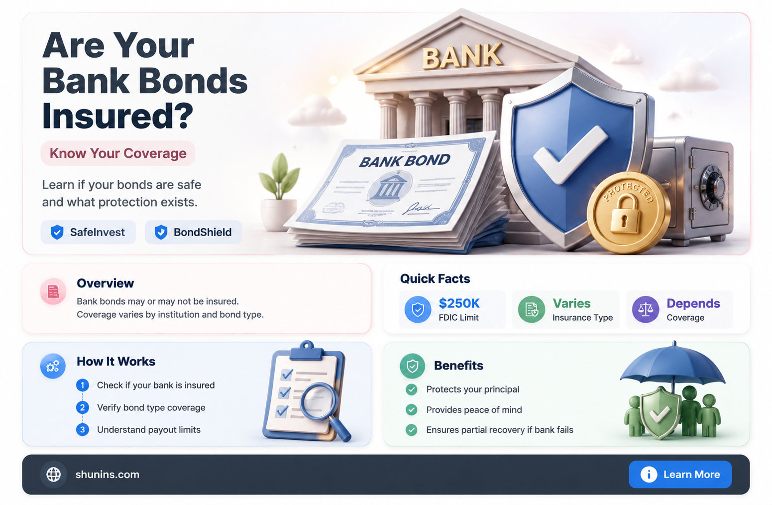are bank bonds insured