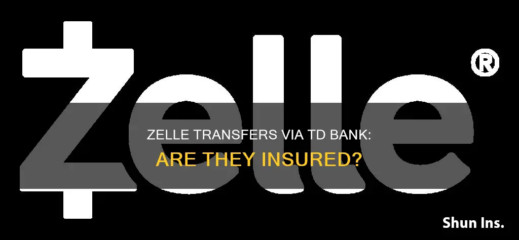 are zelle transfers through td bank insured