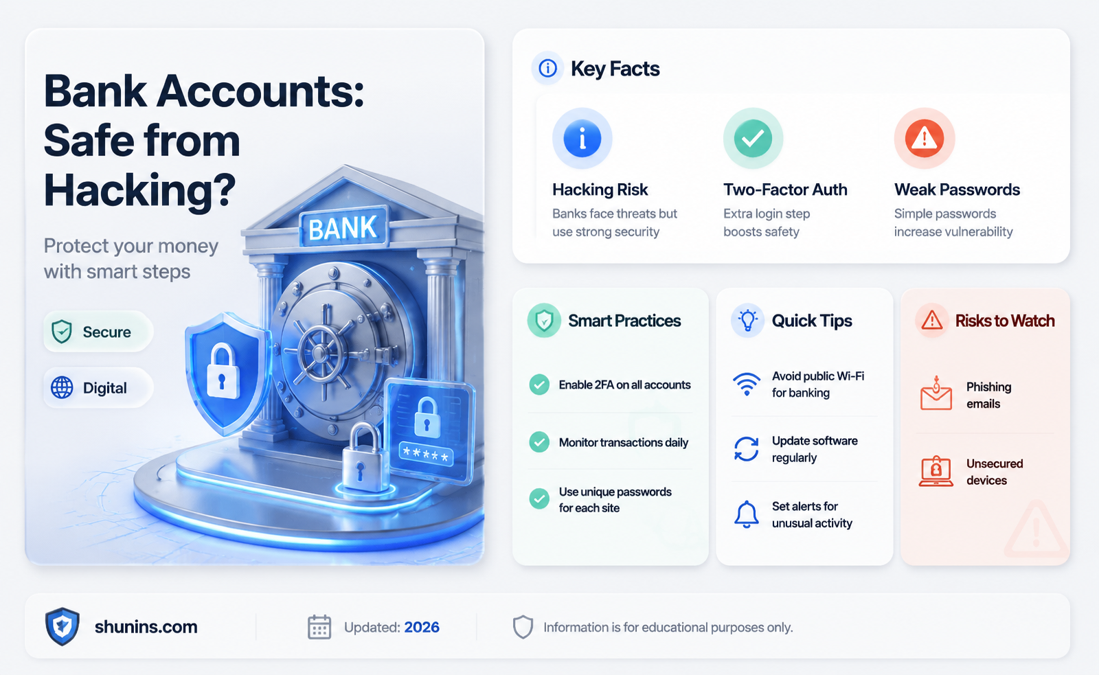 are bank accounts insured against hacking