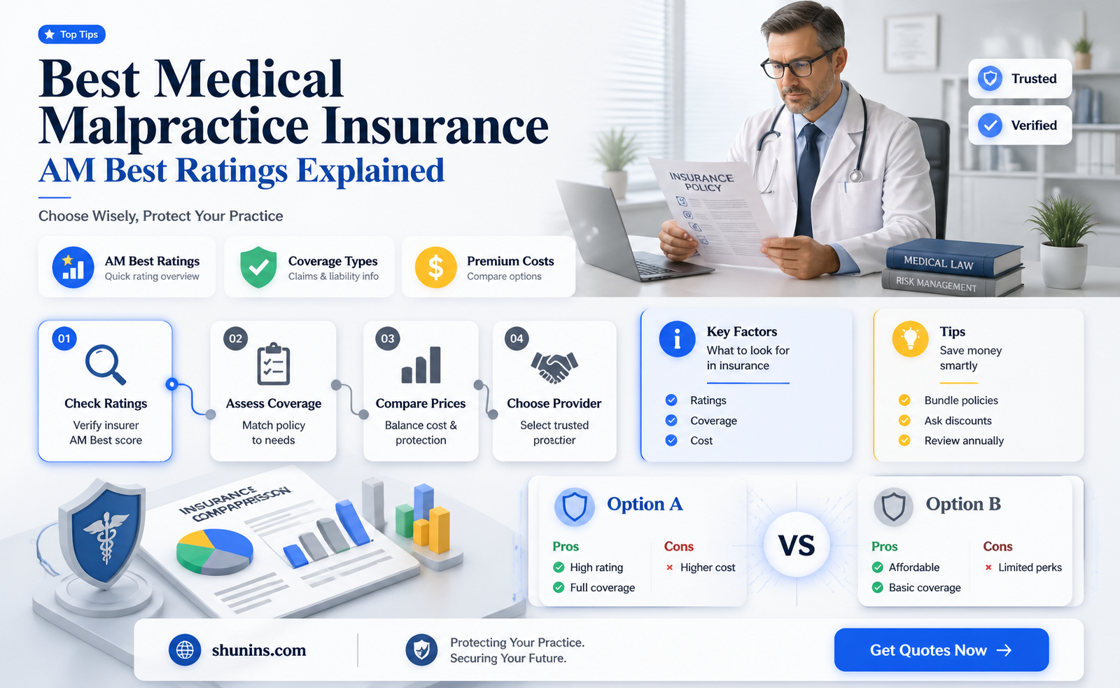am best insurance ratings for medical malpractice insurance