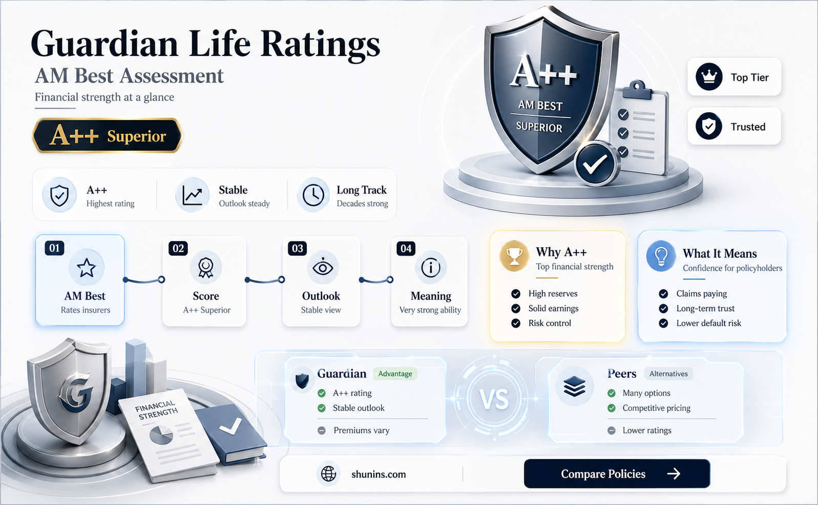 am best rating guardian life insurance