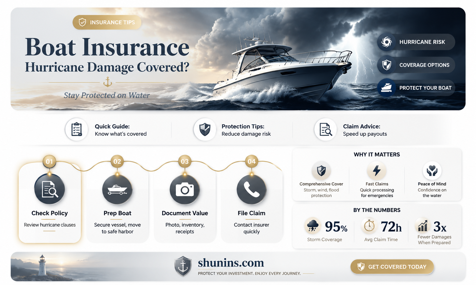 are boats insured for hurricane damage
