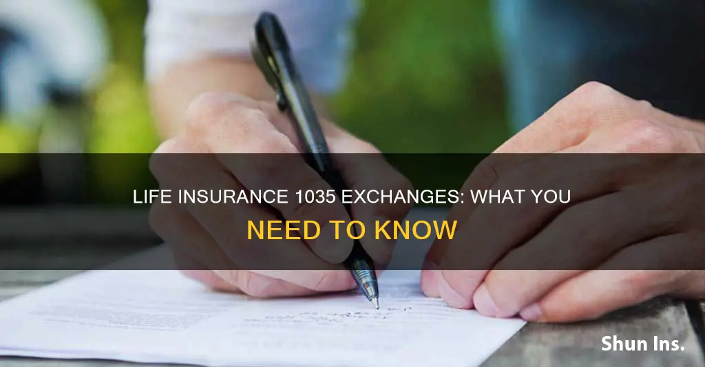 can a 1035 exchange be done with life insurance