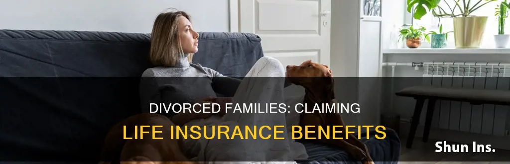 can a divorced family collect life insurance