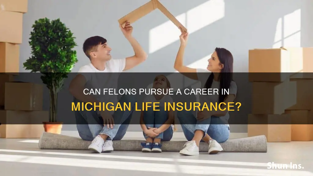 can a felon michigan become life a life insurance agent