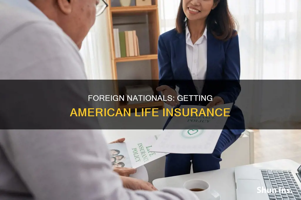 can a foreign national get an american life insurance