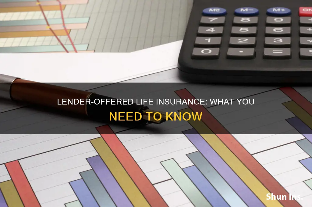 can a lender offer optional life insurance