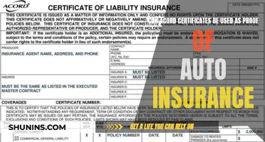 ACORD Certificates: Proof of Auto Insurance?