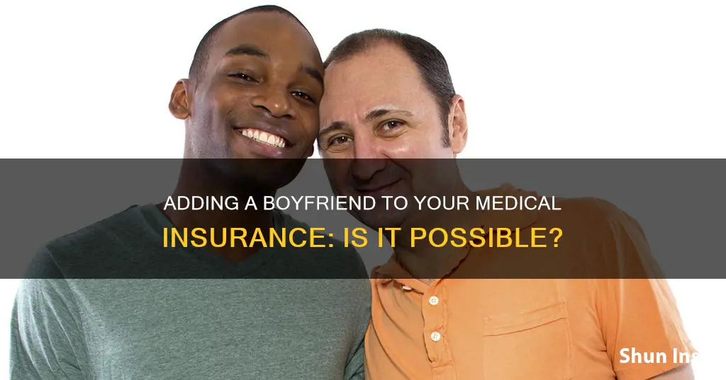 can an employee put their boyfriend on their medical insurance