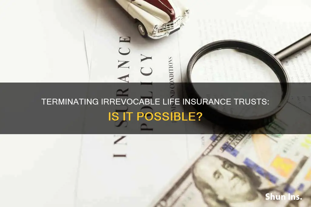 can an irrevocable life insurance trust be terminated