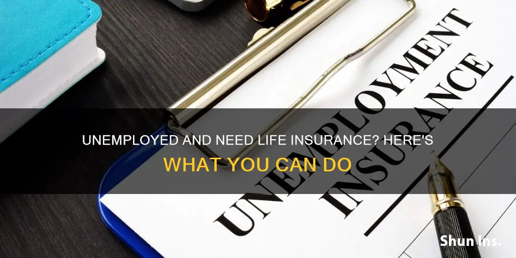 can an unemployed person get life insurance