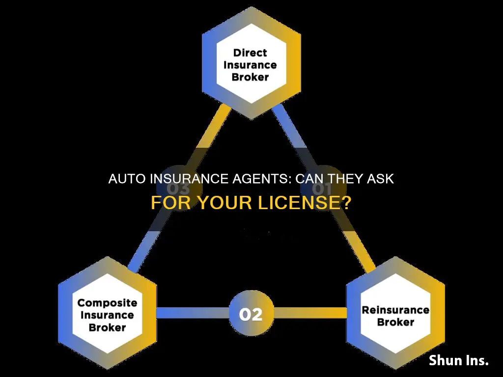 can auto insurance agent ask me for driver