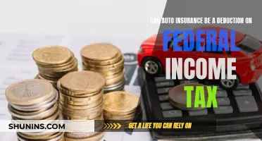 Auto Insurance: Federal Tax Deduction?