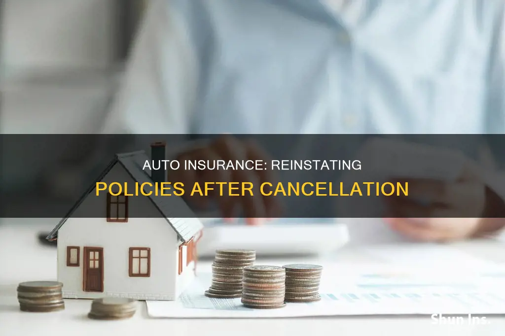 can auto insurance be reinstated after cancellation