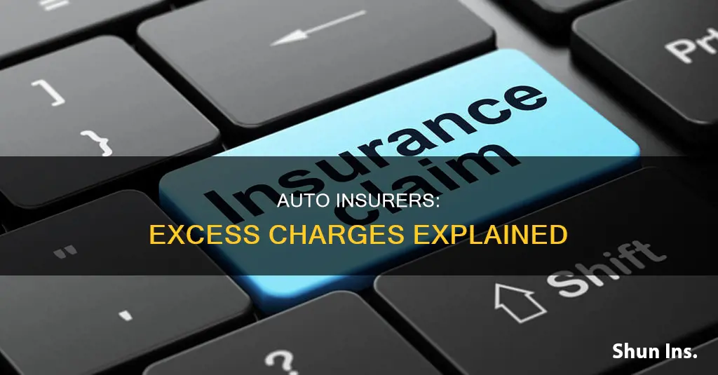 can auto insurance charge insured for excess expense