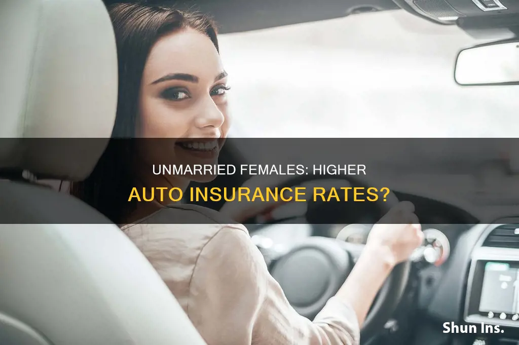 can auto insurance companies charge unmarried females more money