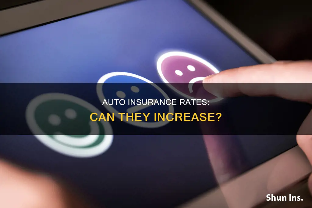 can auto insurance companies raise rates