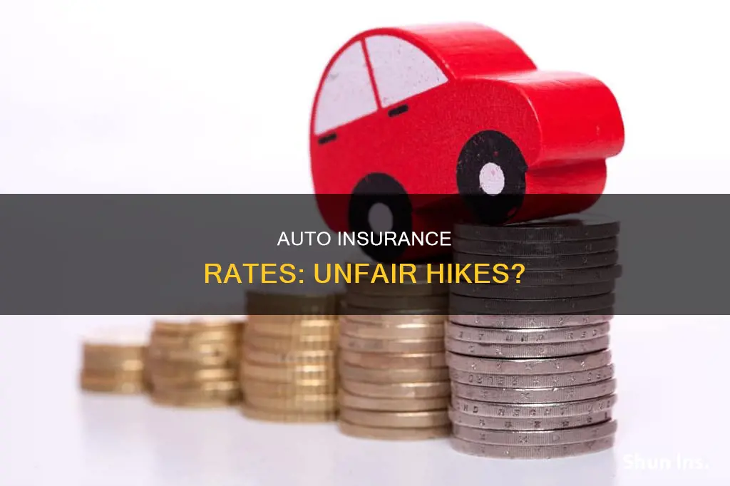 can auto insurance companiesraise my rates whenever they wabt to