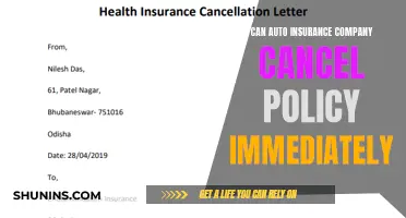 Auto Insurance: Immediate Policy Cancellation