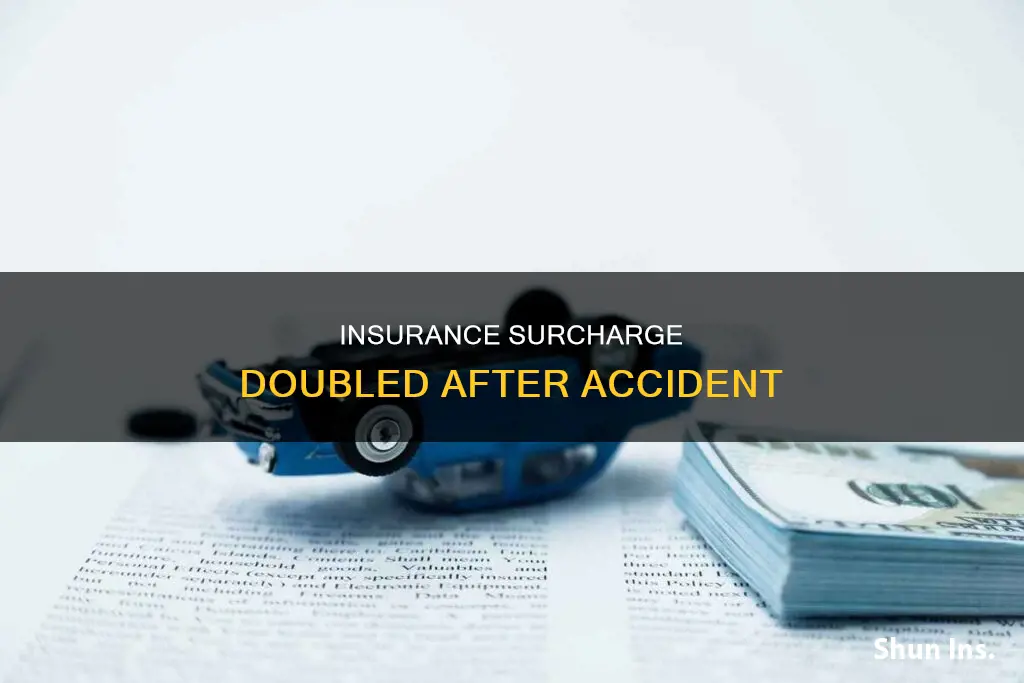 can auto insurance surcharge for accident for double