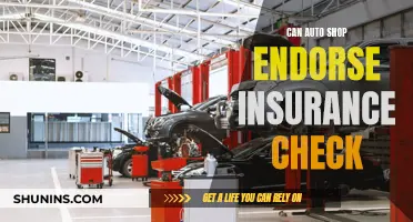 Auto Shop: Insurance Check Endorsement?