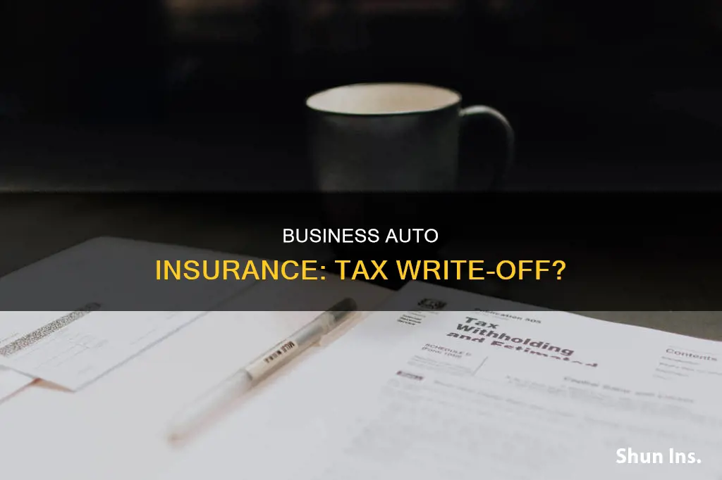 can business auto insurance be written off for tax purposes