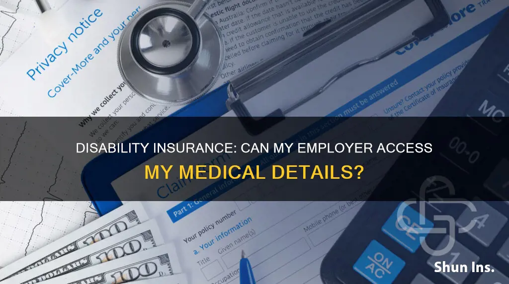 can disability insurance provide my medical information to my employer