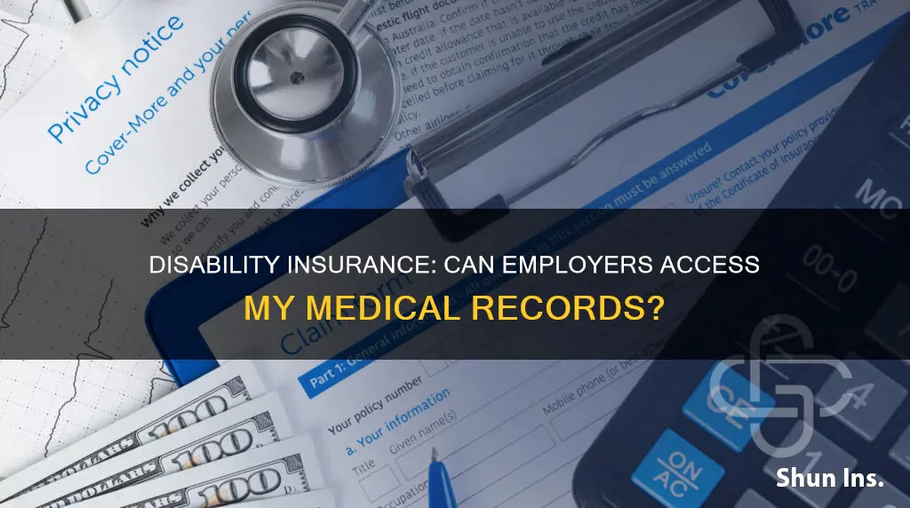 can disability insurance providers give my medical rwcords to employer