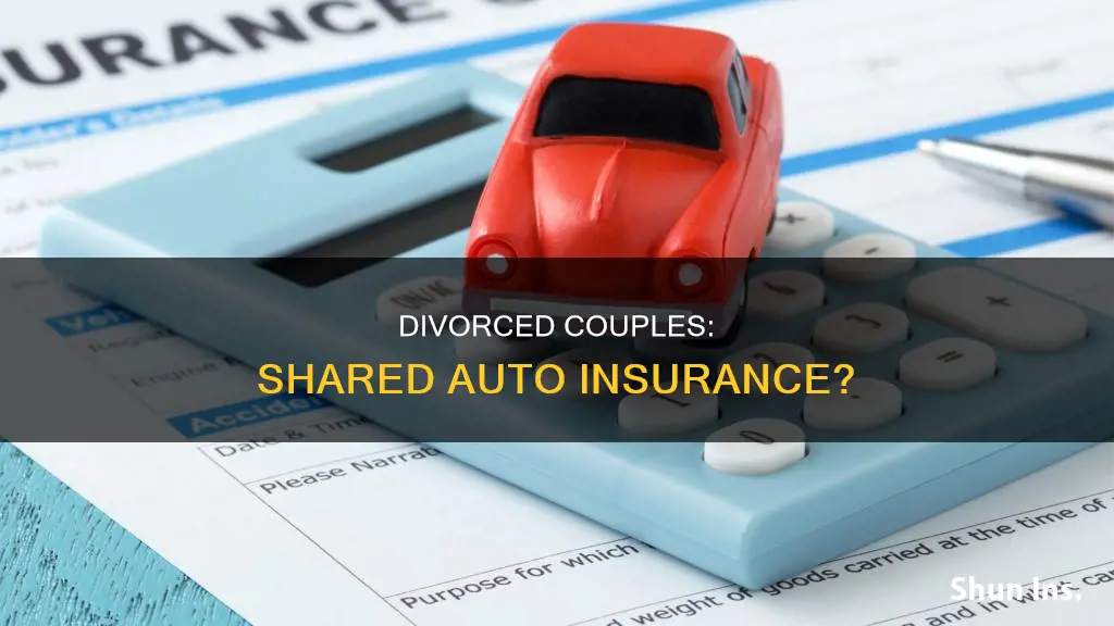 can divorced ibdividuals be on the same auto insurance policy