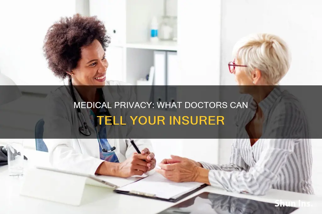can doctor tell your medical insurance