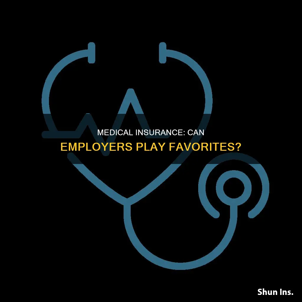 can employer provide medical insurance only some some employees