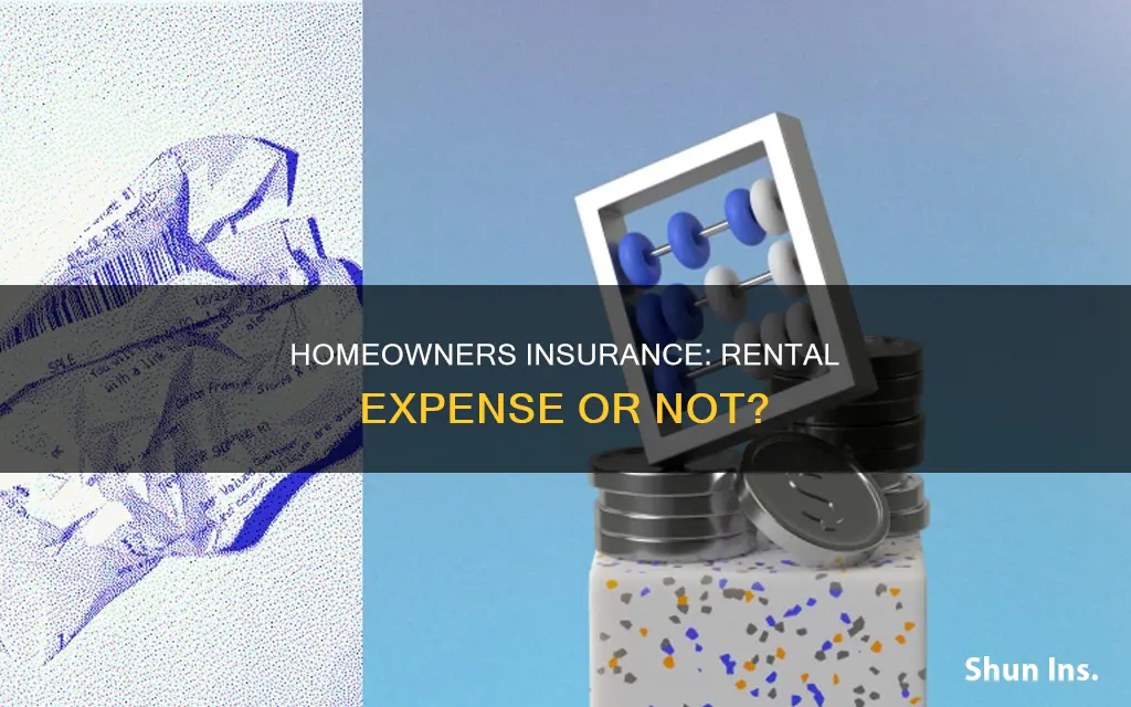 can homeowners insurance be counted as rental expense