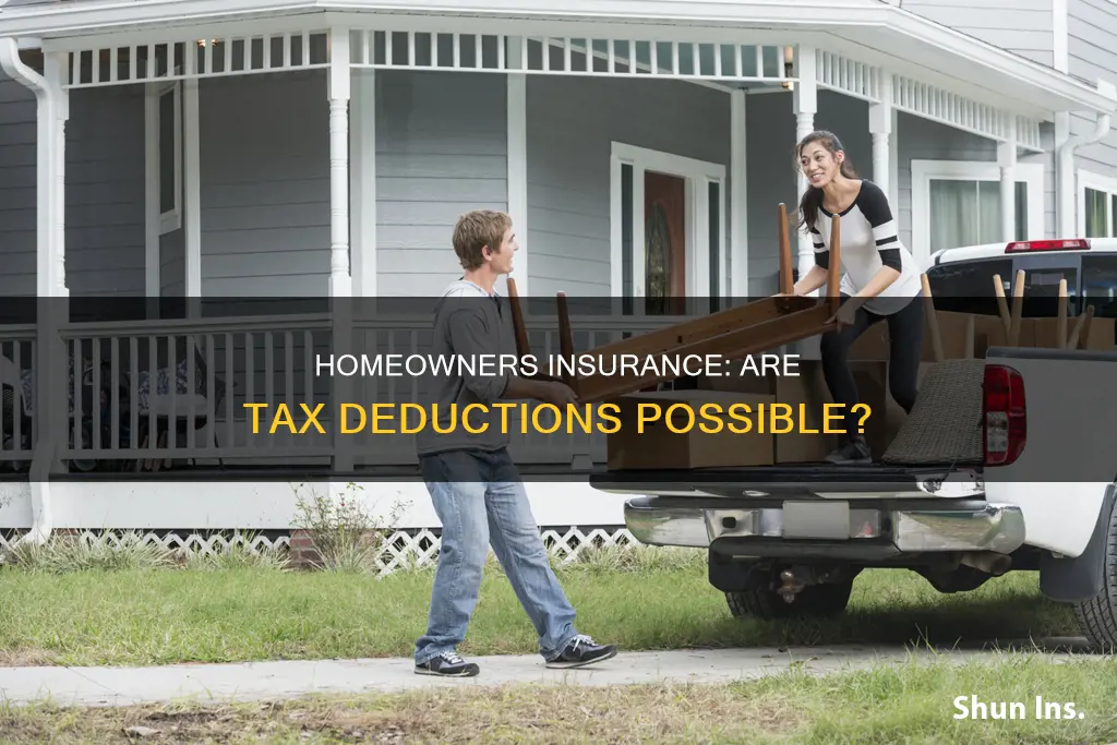 can homeowners insurance be deducted on taxes