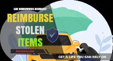 Home Insurance: Reimbursement for Stolen Items