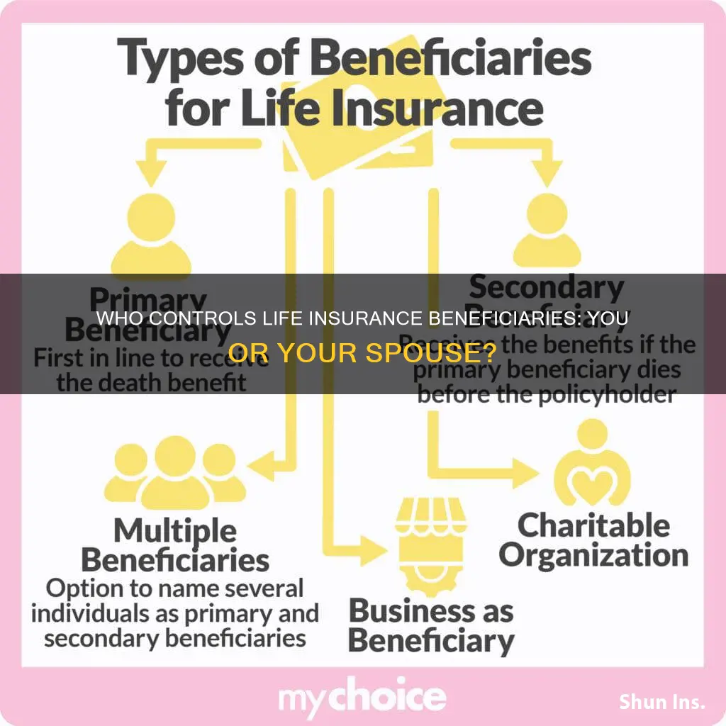 can husband remove wife as beneficiary on life insurance