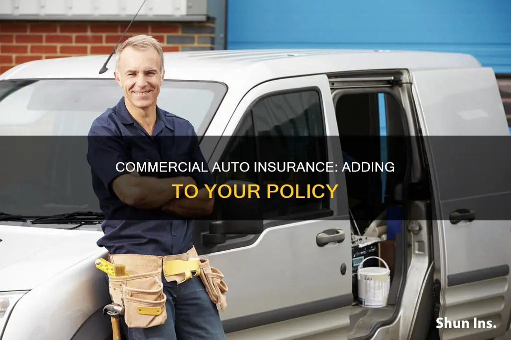 can I add commercial insurance to auto policy