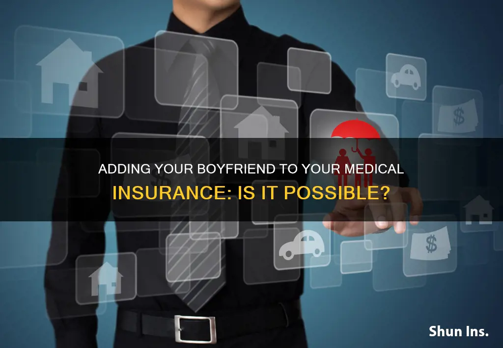 can I add my boyfriend to my medical insurance