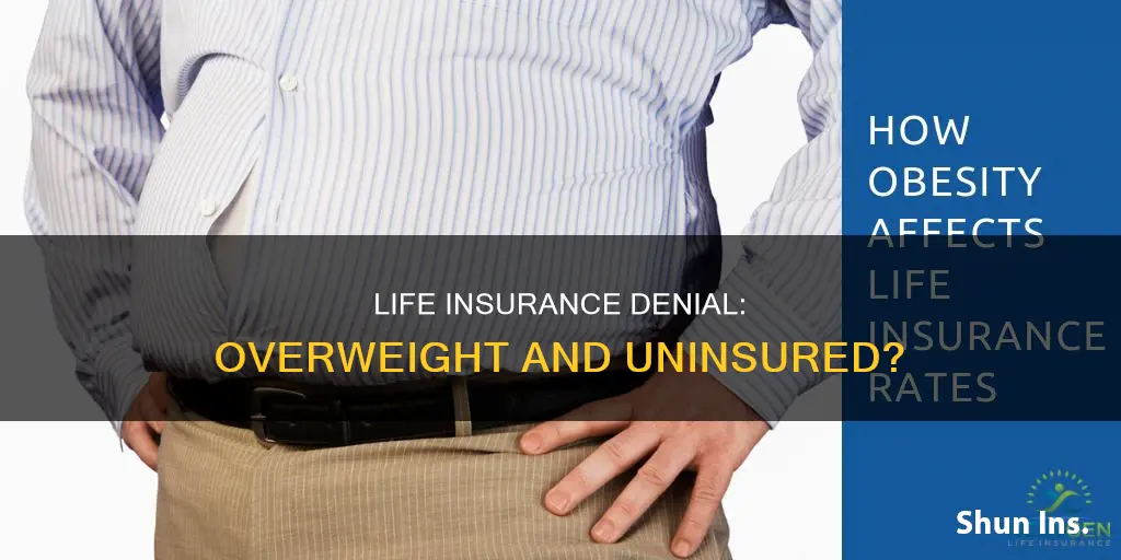 can I be denied life insurance for being overweight