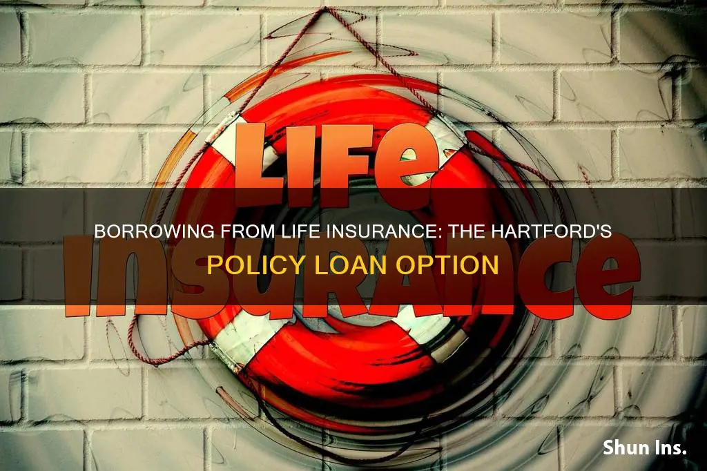 can I borrow from my the hartford life insurance